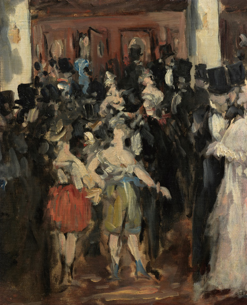 エドゥアール・マネ《オペラ座の仮装舞踏会》1873 年、石橋財団アーティゾン美術館
