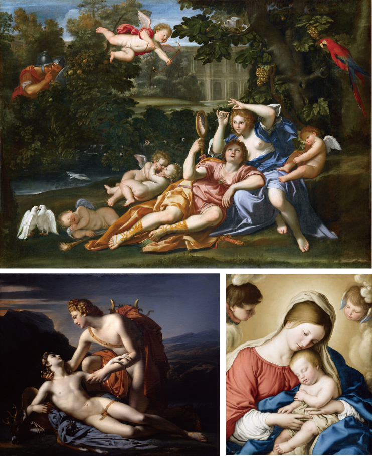 国立新美術館_ルーヴル美術館展 愛を描く_《リナルドとアルミーダ》_《アポロンとキュパリッソス》_《眠る幼子イエス》