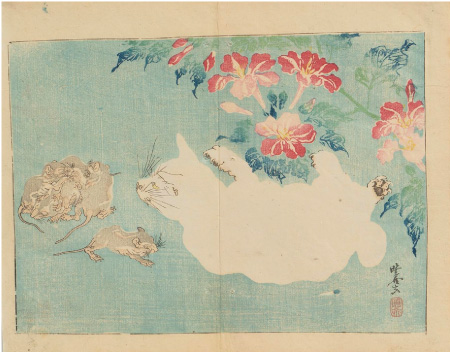 Ukiyo-e 猫百科 ごろごろまるまるネコづくし_そごう美術館
