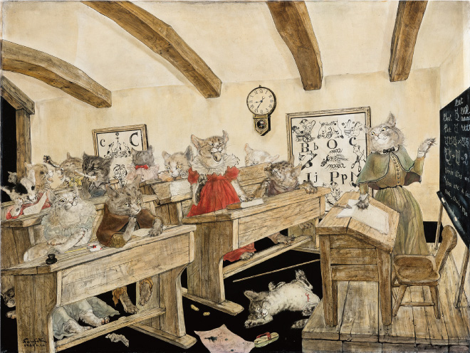 フジタからはじまる猫の絵画史_藤田嗣治と洋画家たちの猫_府中市美術館